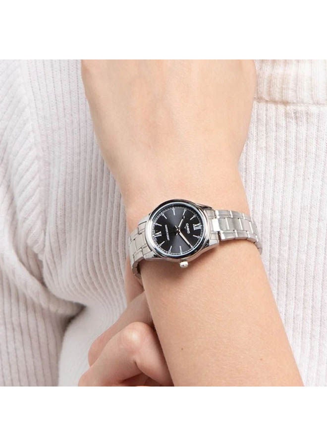 كاسيو ساعة يد من ستانلس ستيل بعقارب LTP-V005D-1B2UDF - Image 2