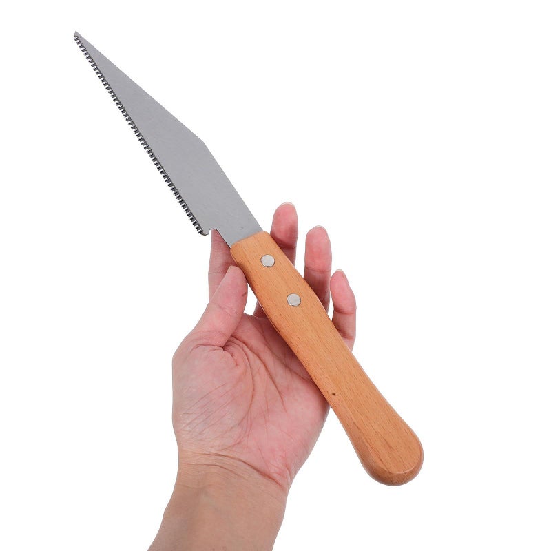 Japanese Pull Saw with Pointed Hardened Fine Teeth Blade for Woodworking and Tree Pruning - Image 5
