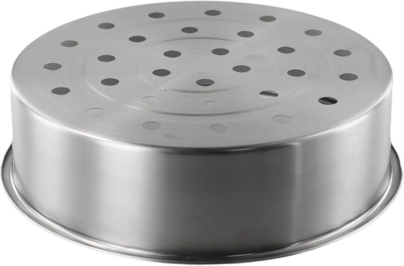 سلة بخارية من الفولاذ المقاوم للصدأ 22.5 سم للأواني، للخضروات والأرز والفواكه متوافقة مع أواني متعددة - Image 4