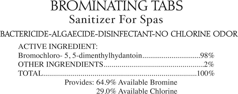 SpaChoice 1.5-Pounds 4-Pack Premium Brominating Tabs Sanitizer for Spas, Bromine Tablets for Spa Hot Tub, Made in USA - Image 4