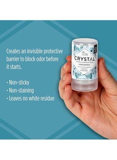 Crystal CRYSTAL, Mineral Deodorant Stick, Unscented, 1.5 oz (40 g)  - Image 3