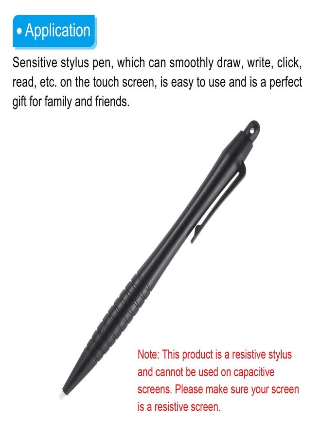 MECCANIXITY 5pcs Resistive Touch Screens Pens Universal Resistance Pen for Phone Car Navigation GPS POS, Black - Image 3