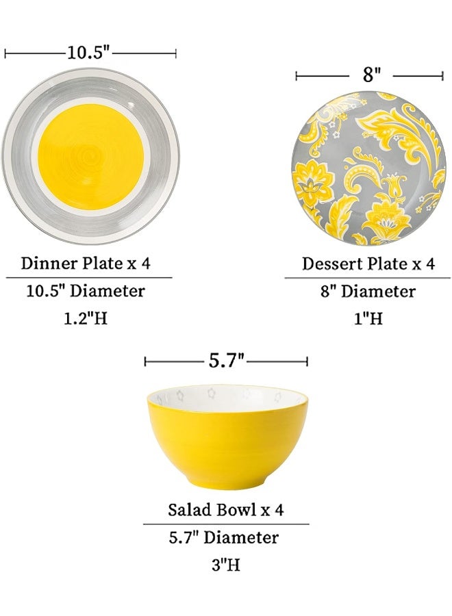 Wisenvoy طقم أطباق وأوعية ويسن فوي من الخزف - Image 3