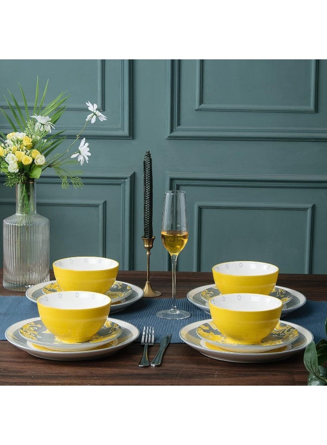 Wisenvoy طقم أطباق وأوعية ويسن فوي من الخزف - Image 2