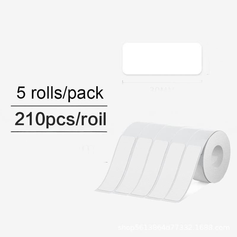 White Rechargeable Battery Thermal Label Printer Compact For Mobile Labeling - Image 4