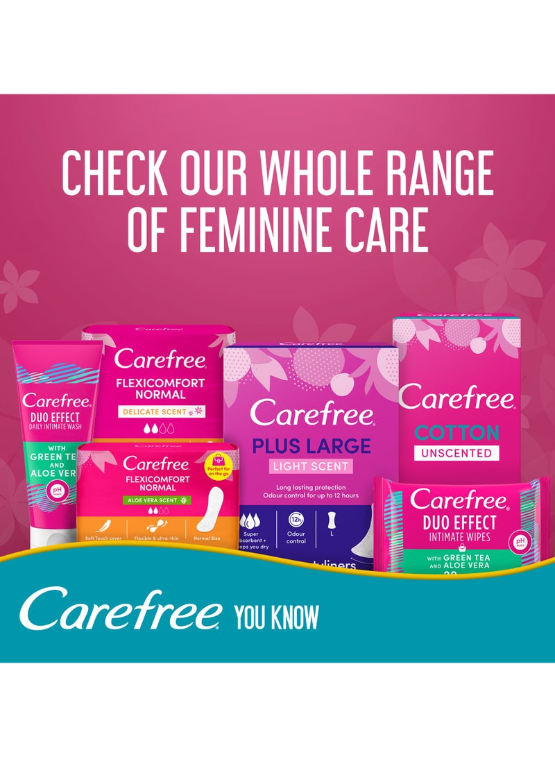 Carefree Panty Liners Cotton Fresh Scent 56 Pcs - Image 5