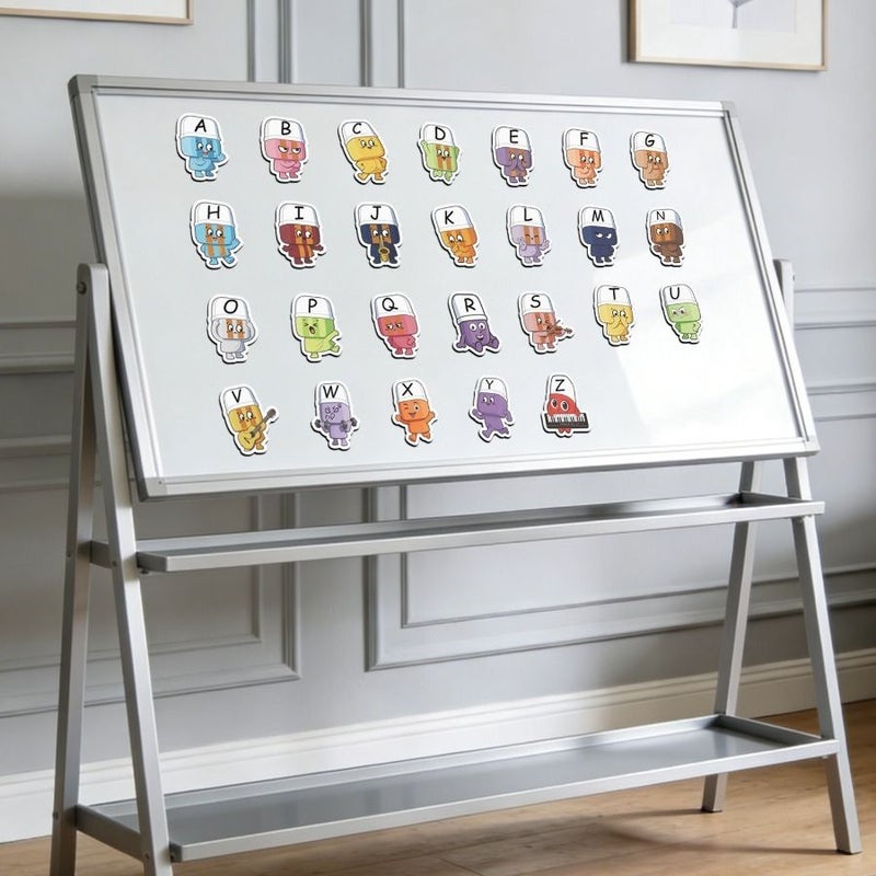 26 Letters Decorative Interactive Fridge Magnets Washable And Reusable Suitable For Refrigerators Dishwasher Doors Whiteboards Creative Christmas Gifts Birthday Presents Home Small Decorations - Image 5