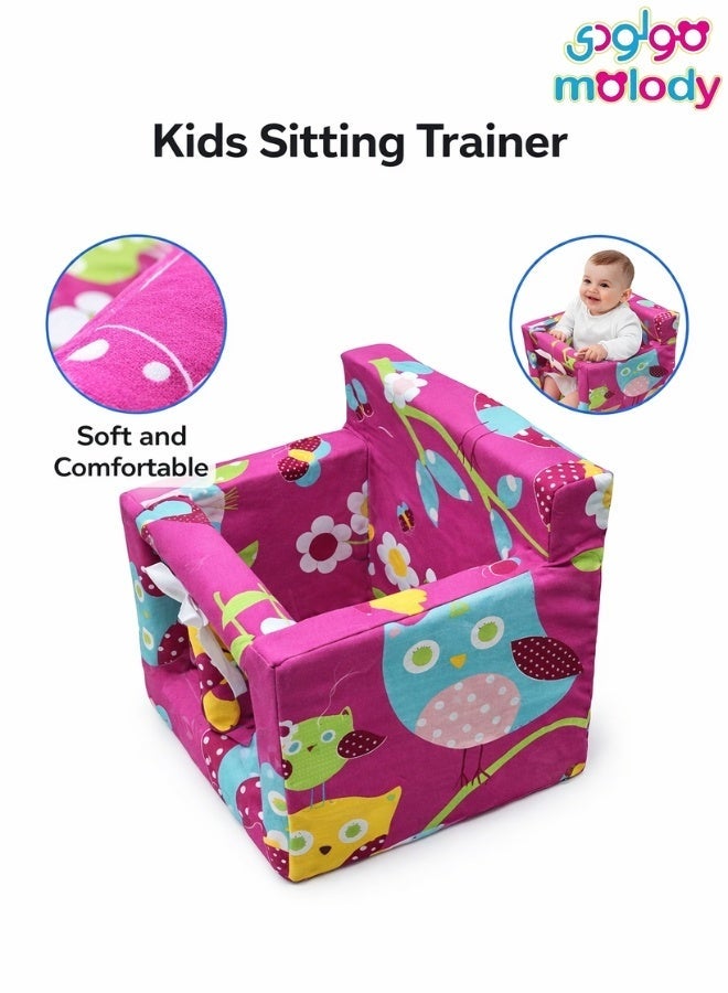 molody Baby Sitting Training Chair with Supportive and Comfortable Design – Safe Seat to Help Your Baby Gain Confidence in First Sitting Attempts - Image 3