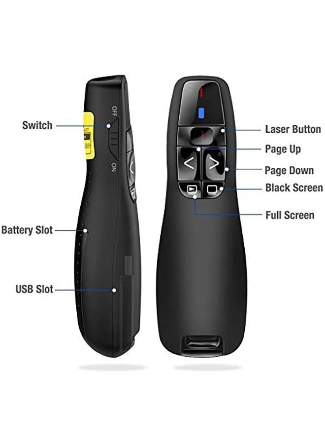 Wireless Remote Presenter,R400 2.4ghz,Wireless USB Presenter,For Wedding Party/School Education/Corporate Training