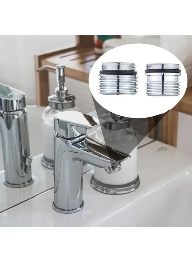 2pcs Universal Faucet Adapter Kit For Bathroom Garden Hose Water Filter Easy Install - Image 5