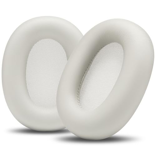 WC PadZ XM6 Premium Replacement Earpads Compatible with Sony WH1000XM6 Headphones by Wicked Cushions Enhanced Comfort Durable PU Leather Sound Isolation Platinum Silver - Image 1