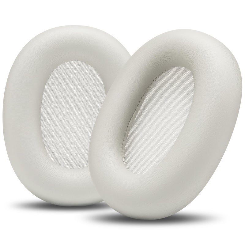 WC PadZ XM6 Premium Replacement Earpads Compatible with Sony WH1000XM6 Headphones by Wicked Cushions Enhanced Comfort Durable PU Leather Sound Isolation Platinum Silver - Image 2