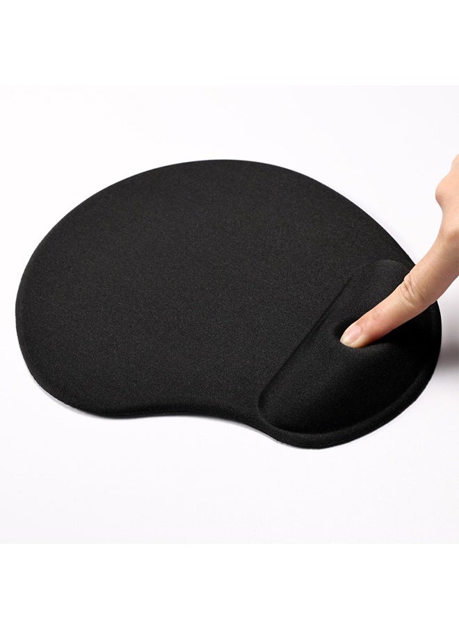 Generic Silicone Mouse Pad With In-Build Wrist Support Black 20x23cm  - Image 2