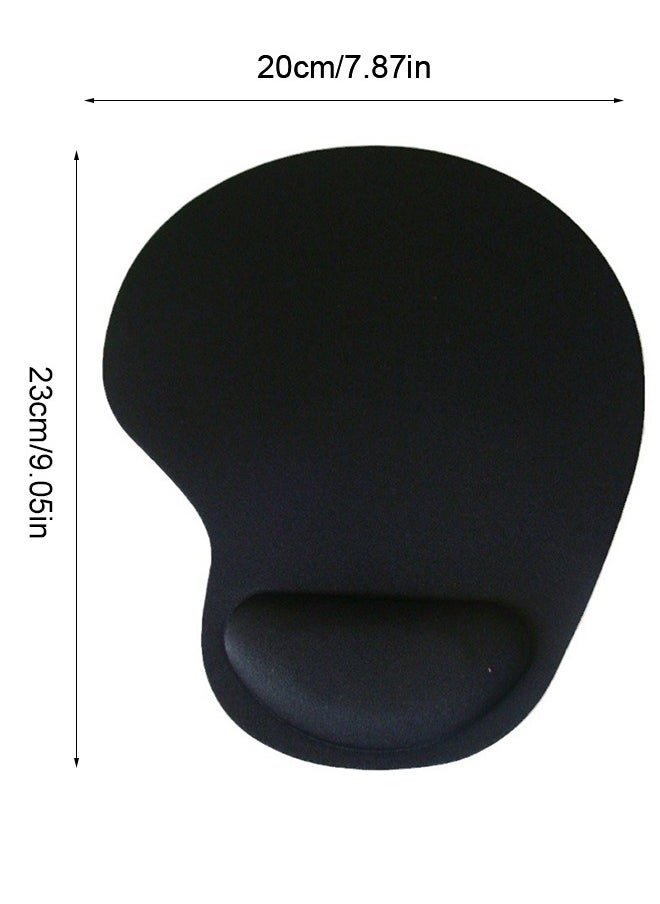 Generic Silicone Mouse Pad With In-Build Wrist Support Black 20x23cm  - Image 3