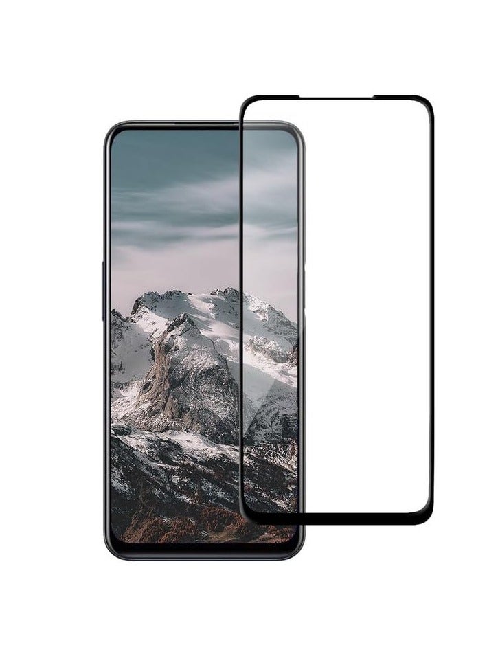 M7molge Full Coverage Glass Screen Protector for Oppo A58 - Black Frame  - Image 5