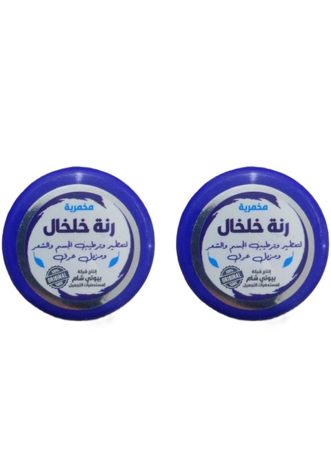 قطعتين مخمرية للجسم والشعر رنة خالخال 2*25 جرام