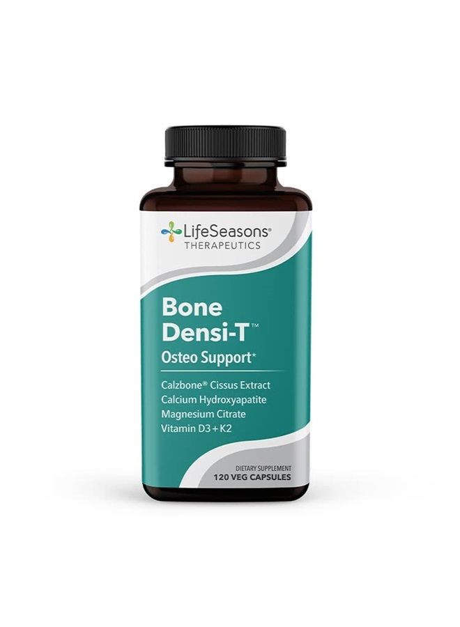 Life Seasons Bone Densi-T - Osteo Support Formula, Easy to Absorb, Supports Bone Density and Strength - Contains Vitamin D, Vitamin A and Calcium - 120 Capsules - Image 1