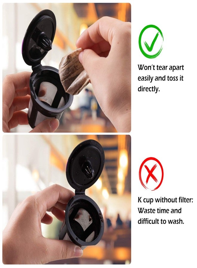 Kicovitifa Disposable Paper Coffee Filters, Keurig K Cup Paper Filters for Keurig Single Brewer Reusable Cups, K-cup Coffee Pods, Fits All Brands Reusable K Cups (500) - Image 5