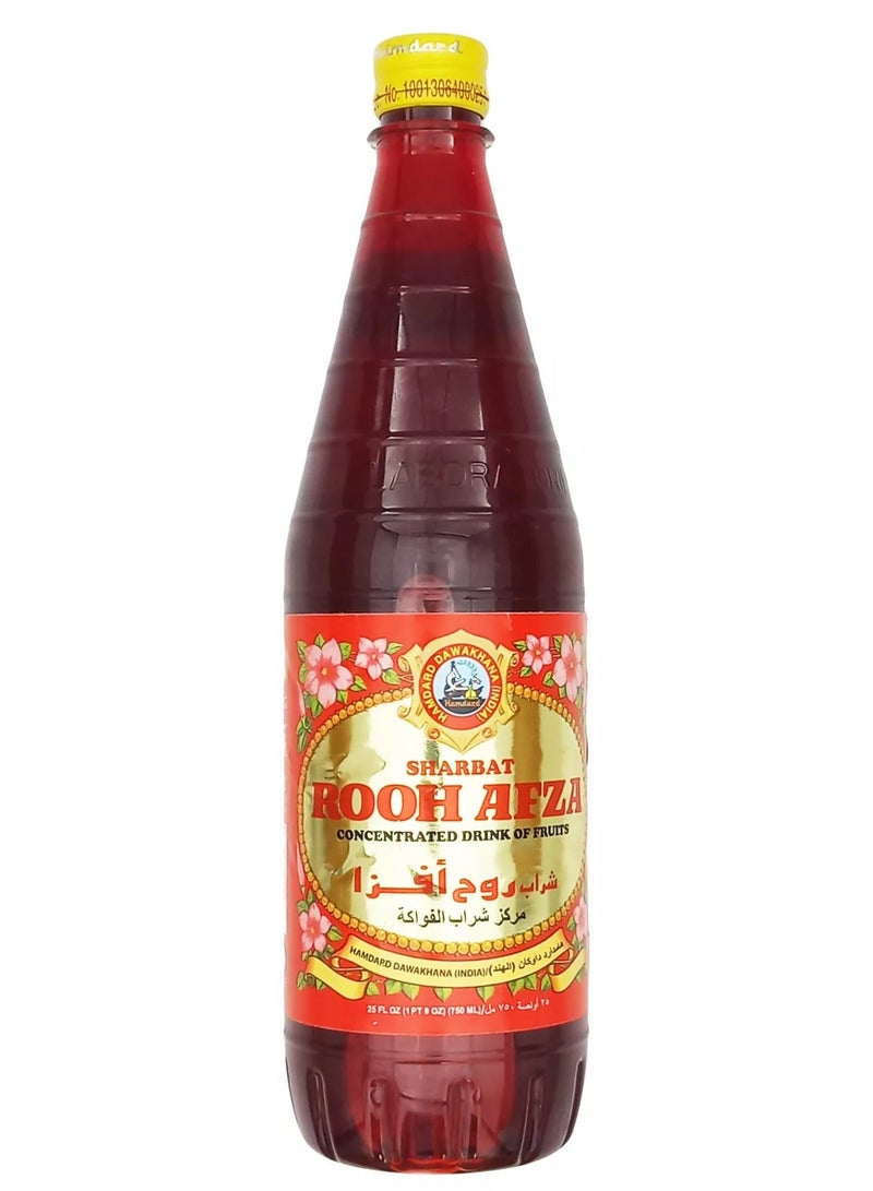 Hamdard SHARBAT ROOH AFZA 750 ml (India New Look) - Image 1