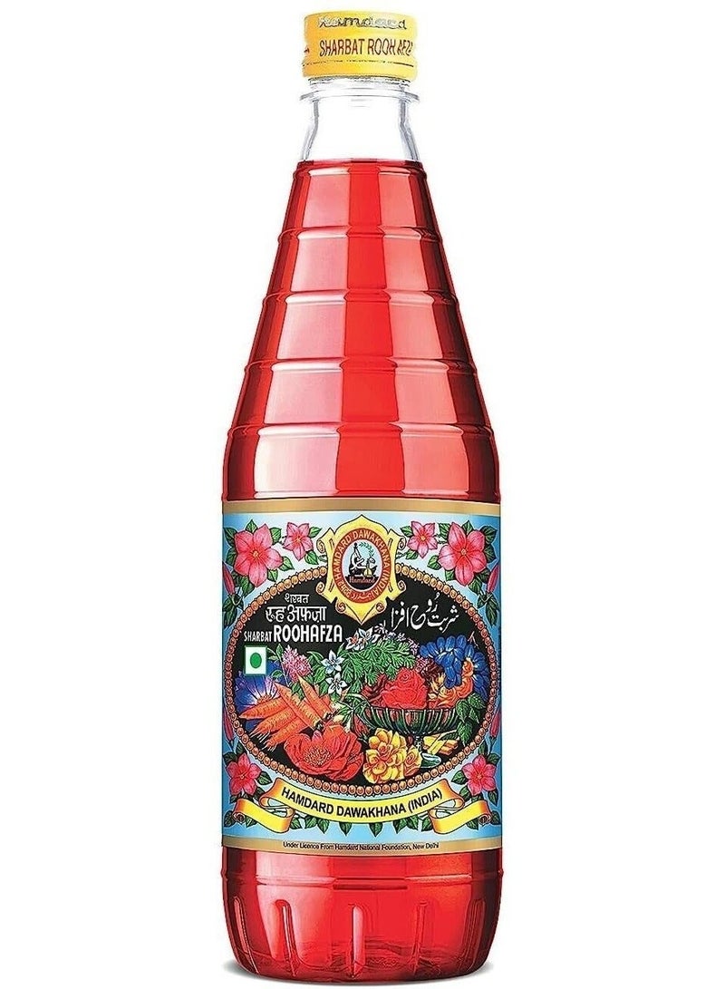 Hamdard SHARBAT ROOH AFZA 750 ml (India New Look) - Image 2