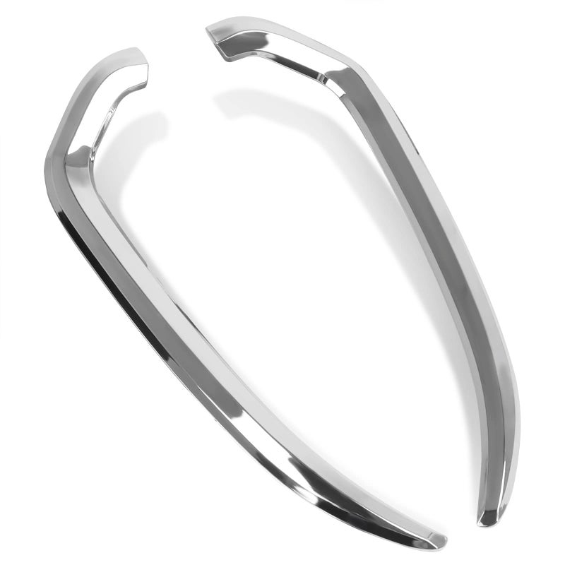 HAONEL Front Vertical Vent Decorative Trim Chrome Accessories Replacement for Honda Goldwing 1800 GL1800 20182021 ABS Plastic Motorcycle Frame Fairing Accessories
