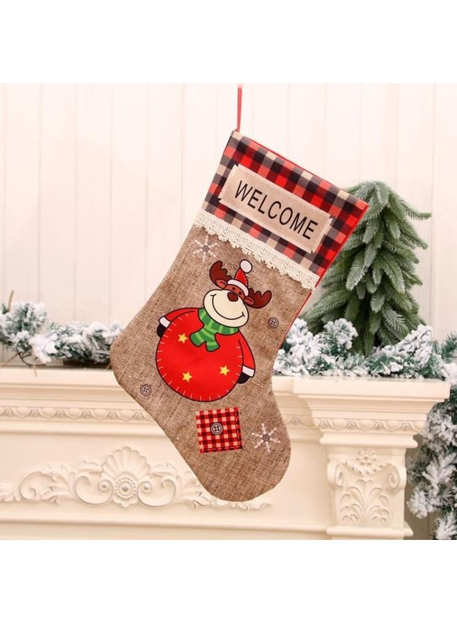 NIBEMINENT Stocking Decoration Gift Bag Multicolour - Image 1