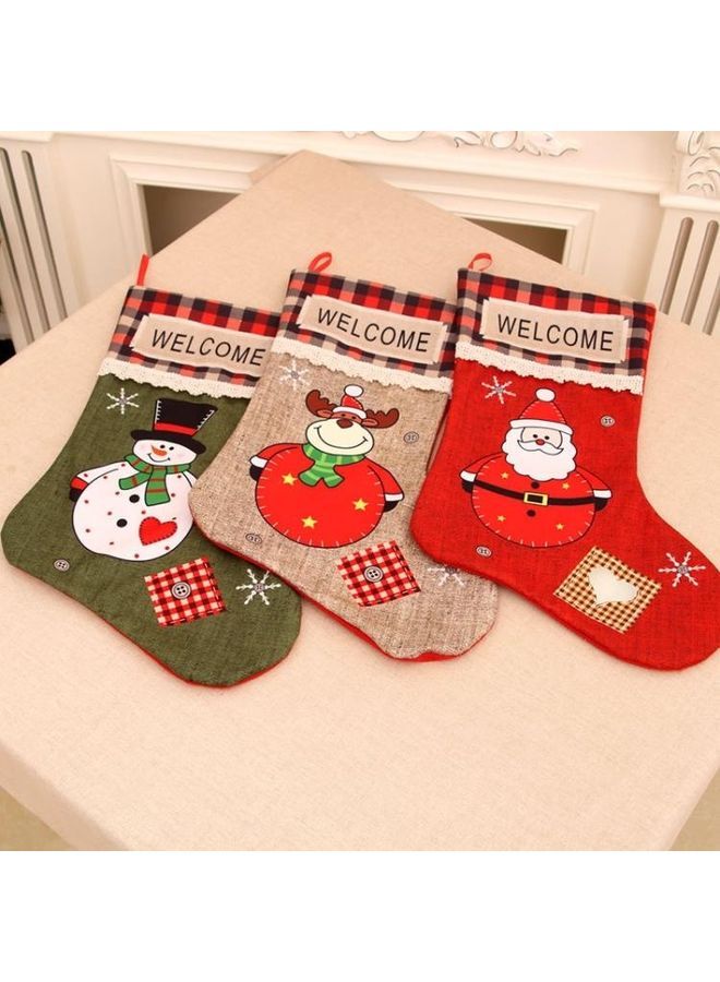 NIBEMINENT Stocking Decoration Gift Bag Multicolour - Image 5