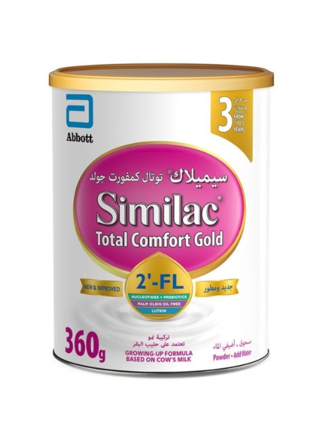 Similac Total Comfort Stage 3 Growing-Up Formula 360g | Gentle Nutrition for Toddlers 1-3 Years