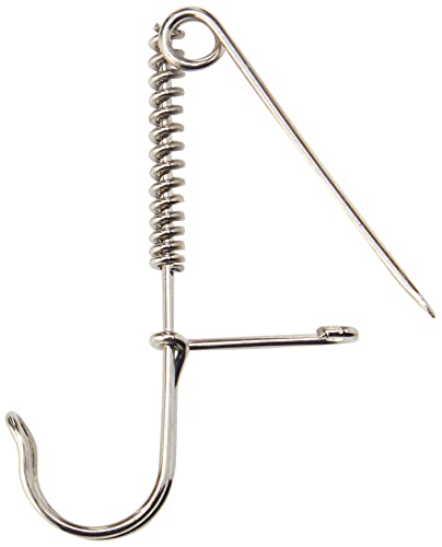 Lacis AW05-SILVER Knitting Pin Pair, Silver, 1.5" tall, 1" wide and 1/8" deep - Image 3