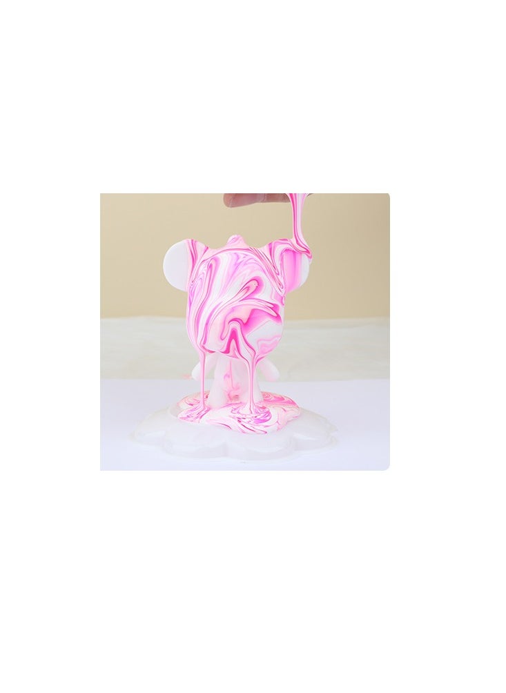 Cutie Cute DIY Painting Fluid Bear Teddy Bear Painting Kit Set Bear 6.5cm 6 Pack  - Image 4