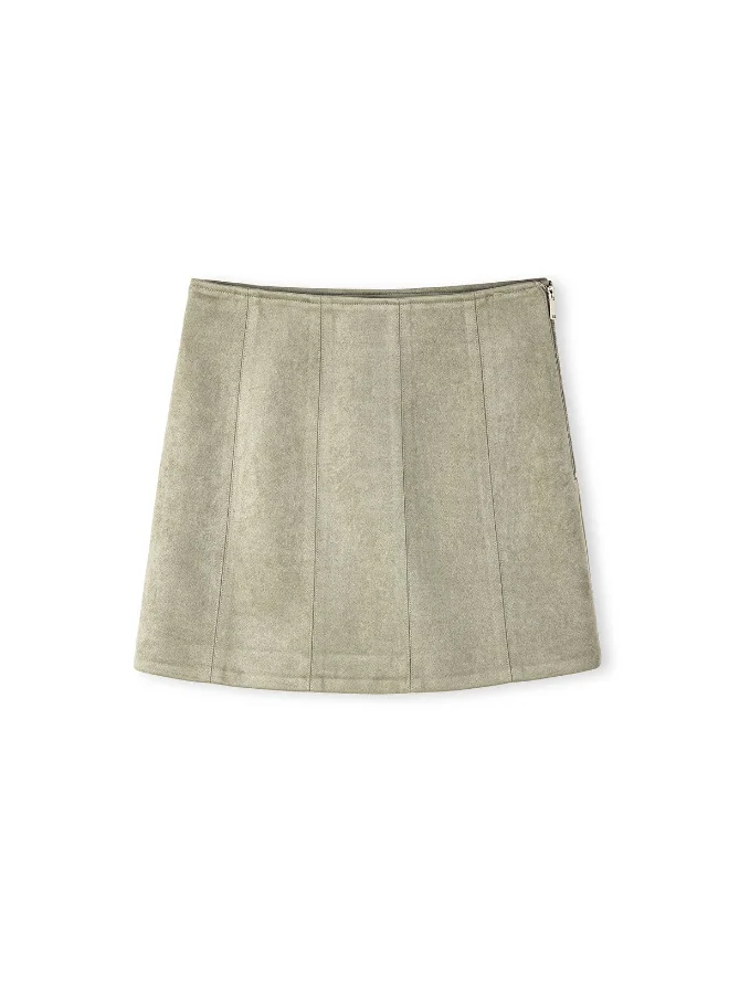 إبيكيول Faux Suede Mini Skirt