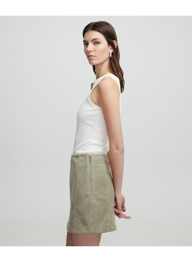 Ipekyol Faux Suede Mini Skirt - Image 4