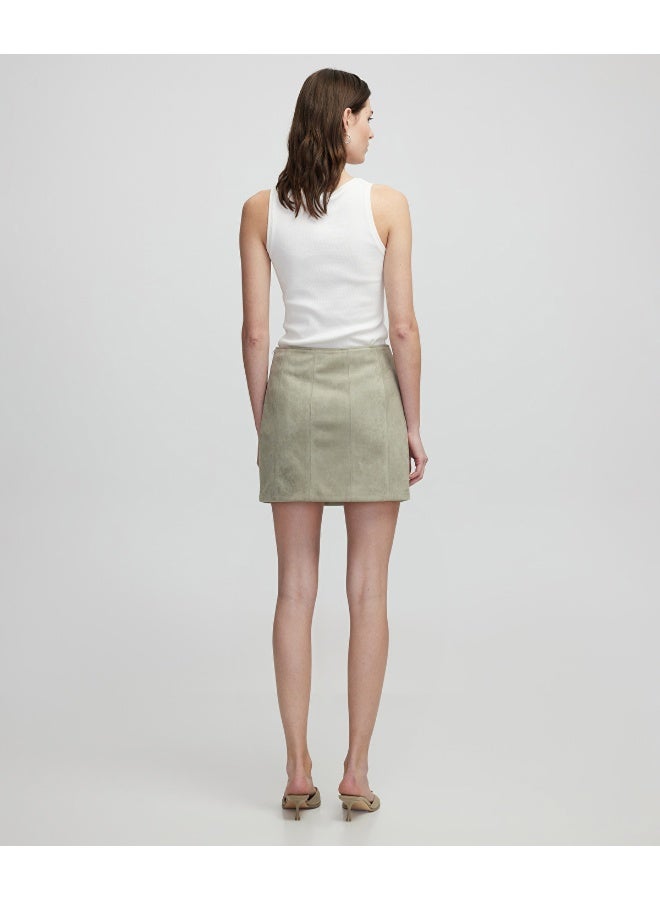 Ipekyol Faux Suede Mini Skirt - Image 2