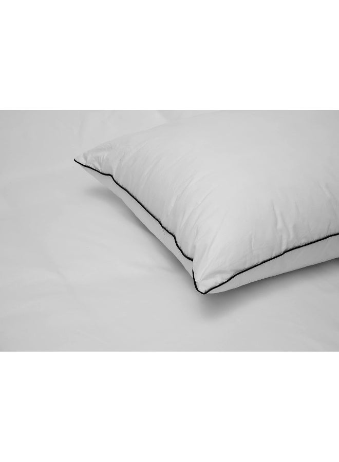 Hotel Linen Klub Pillow - Crafted from Supersoft Microfiber Fabric with Single Cord for a Durable and Elegant Look, 900 Grams Microfiber Filling for Enhanced Comfort and Support, Size: 50 x 75 cm - Image 2