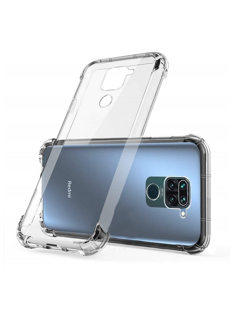 vesus ANTI-SHOCK CLEAR TPU BUMPER CASE COVER FOR REDMI NOTE 9/HM 10X 4G - Image 1