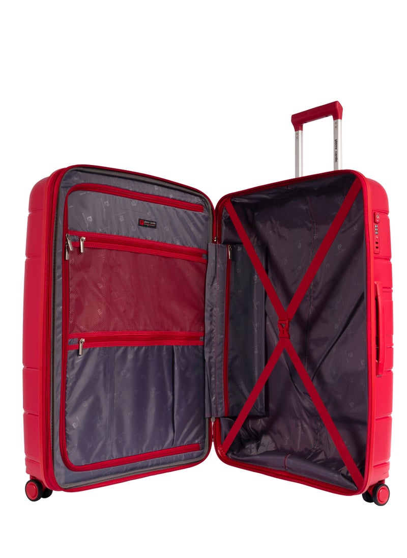 pierre cardin - Pierre Cardin Hardcase Trolley Set of 4-PC86304 Red - Image 1