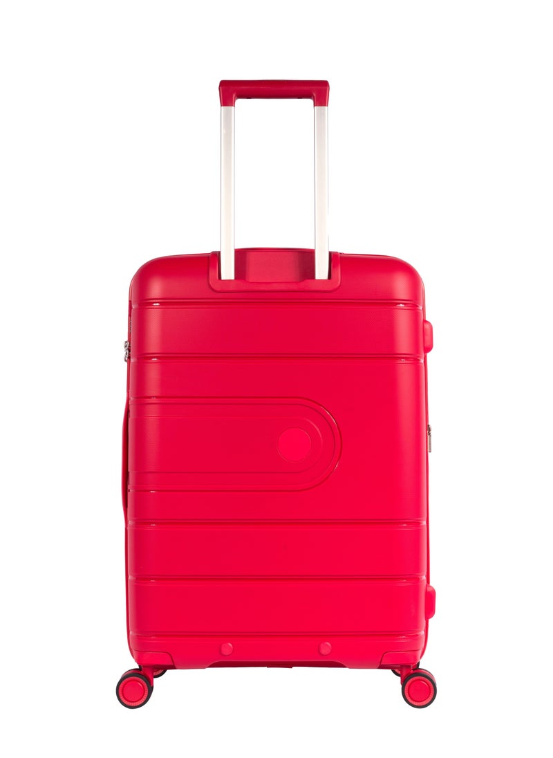 pierre cardin - Pierre Cardin Hardcase Trolley Set of 4-PC86304 Red - Image 1