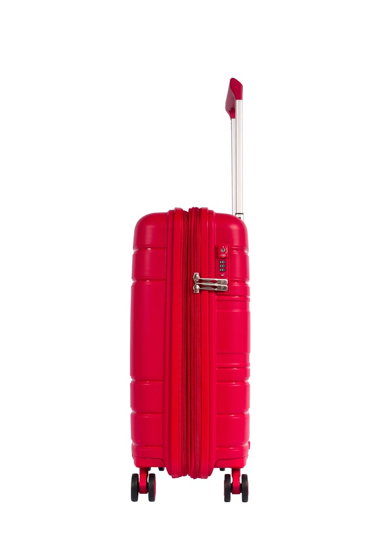 pierre cardin - Pierre Cardin Hardcase Trolley Set of 4-PC86304 Red - Image 1