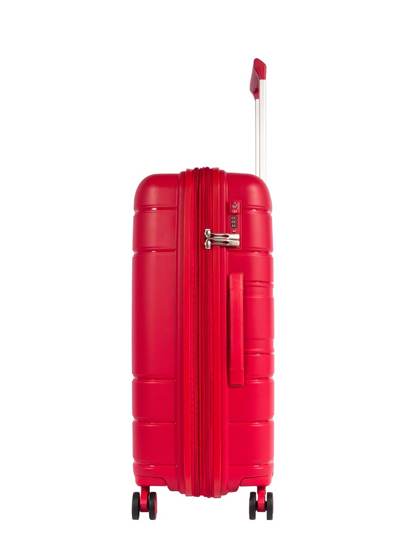 pierre cardin - Pierre Cardin Hardcase Trolley Set of 4-PC86304 Red - Image 1