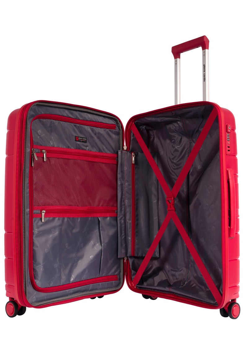 pierre cardin - Pierre Cardin Hardcase Trolley Set of 4-PC86304 Red - Image 1
