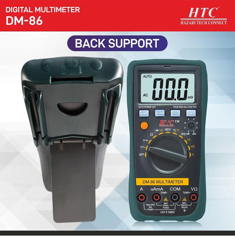 HTC DM 86 Digital Multimeter with Backlight  - Image 3