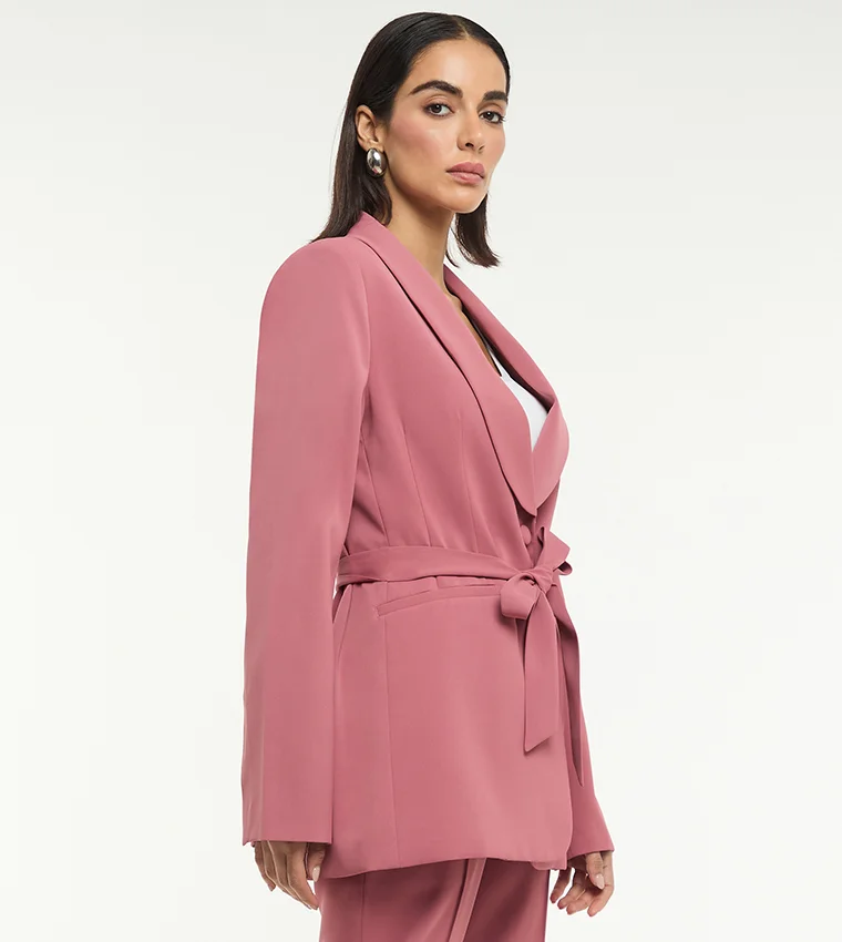 بي سي بي جي BCBG SHAWL COLLAR CREPE BLAZER