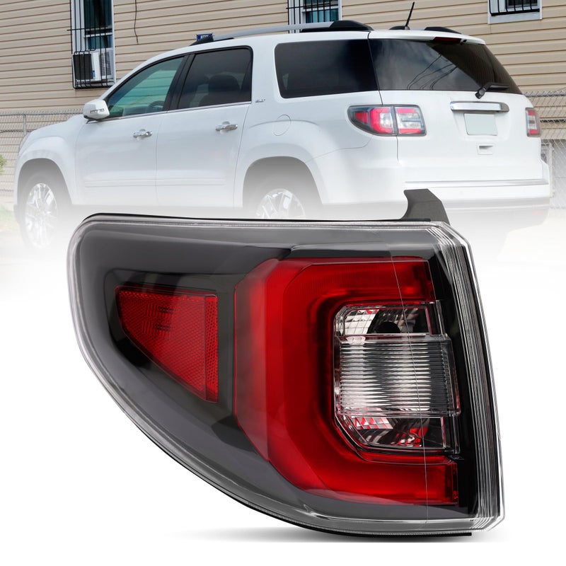 Misakomo LED Tail Lights Compatible with 20132017 GMC Acadia SL SLE SLT Limited Base Replace 84051375PFM Running Brake Turn Signal Rear Left TailLights