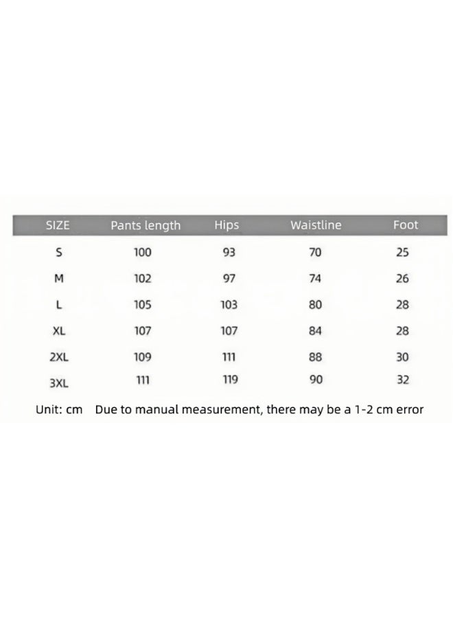 ALO Sweatpants - Casual Wide Leg Pants - Suitable for Spring and Autumn（Black） - Image 5