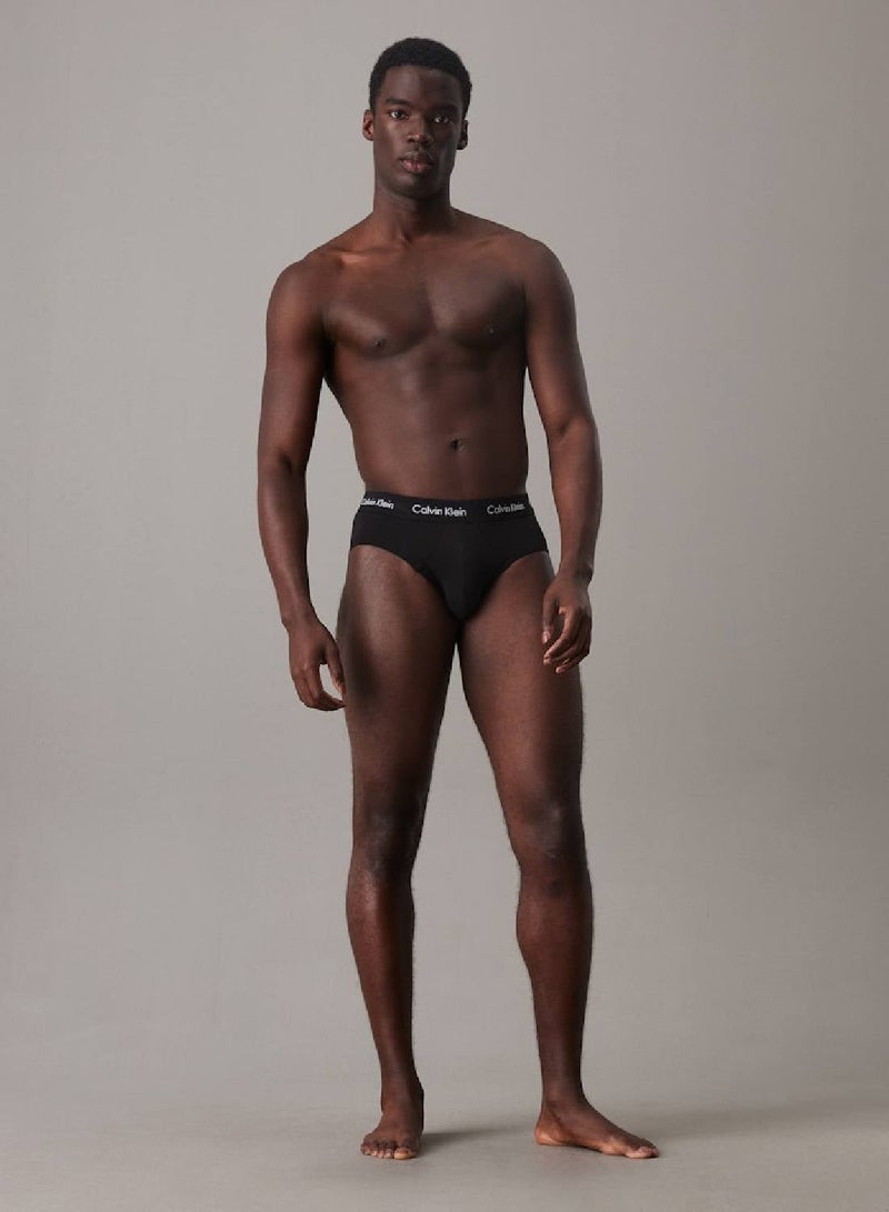 كالفن كلاين طقم 3 سراويل داخلية قصيرة - كوتون ستريتش - Image 5