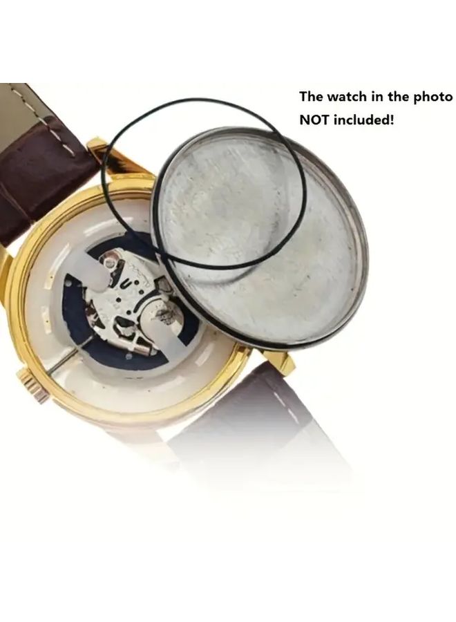 Watch Case Back O Rings 10pcs Black Rubber 0 8mm Thick 27mm Size Waterproof Gaskets - Image 3