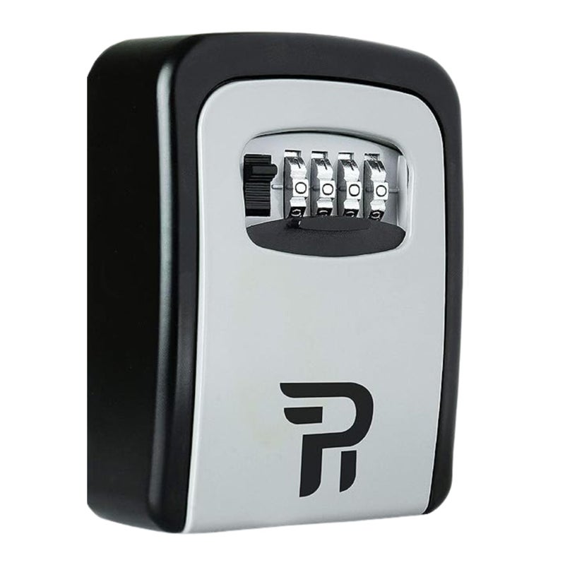 RUDY RUN Key Lock Box for Outside - Wall Mount Combination Lockbox for House Keys Outdoor - Image 1