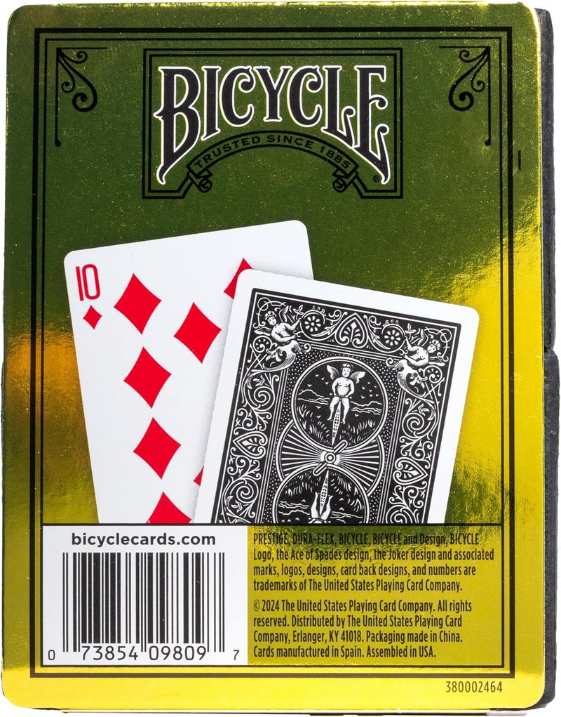 Bicycle Prestige Waterproof Playing Cards, Black 100% Plastic Deck, Durable Casino Quality Poker Cards for Pool, Beach, Camping & Party Games - Image 2