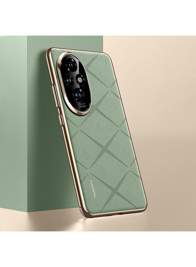 Zaboon Case For Honor 200 Plain Leather PC Phone Case - Image 1