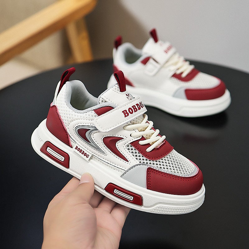 Fujian Children'S Shoes 2025 Single-Layer Cut Out Mesh Boys And Girls Shoes Primary School Students Fashion Casual Shoes - Image 1